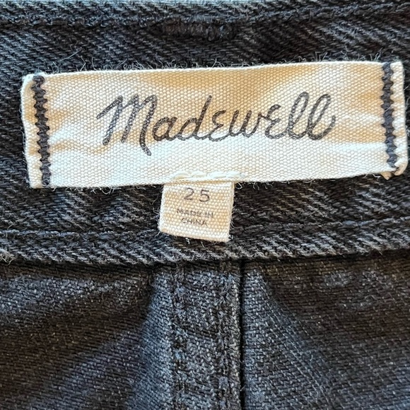Madewell Black Denim Mini Skirt - Picture 2 of 3
